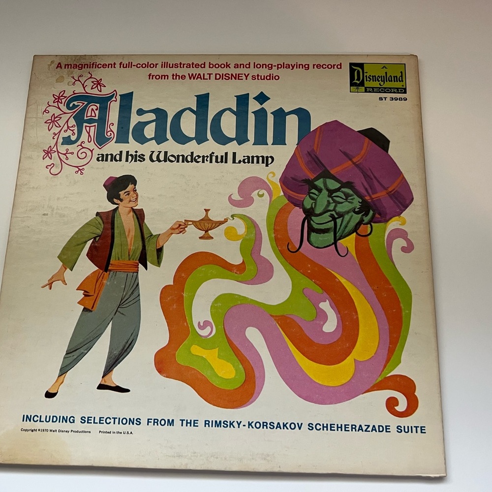 Vintage Aladdin and His Wonderful Lamp Vinyl